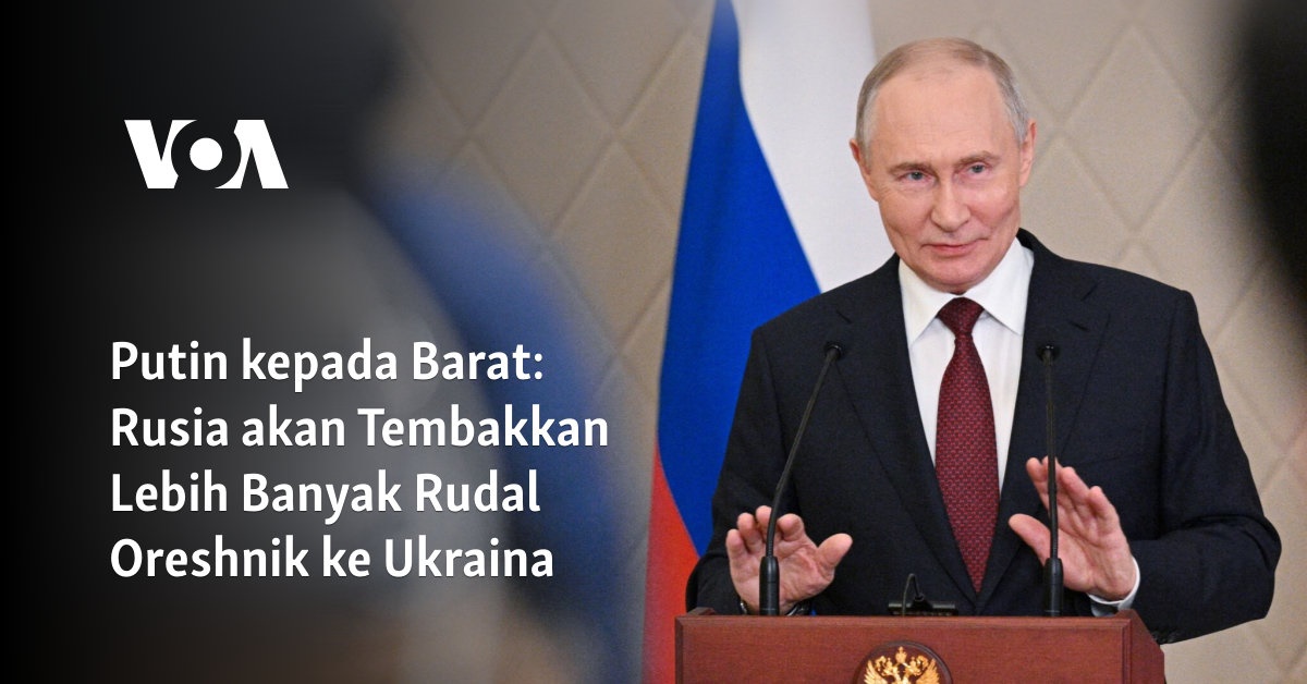 Rusia Siapkan Penembakan Rudal Oreshnik Tambahan ke Ukraina