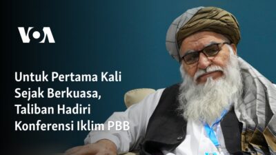 “Taliban Temui Dunia di Konferensi Iklim PBB”