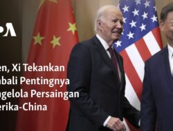 Biden dan Xi Mendorong Pentingnya Mengelola Persaingan Amerika-China