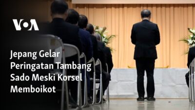 Jepang Tetap Menggelar Peringatan Tambang Sado Meskipun Korsel Memboikot