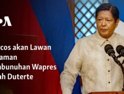 Marcos Siap Melawan Ancaman Pembunuhan dari Wakil Presiden Sarah Duterte