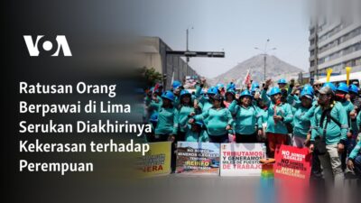 “Seruan Ratusan Orang di Lima untuk Berakhirnya Kekerasan terhadap Perempuan”