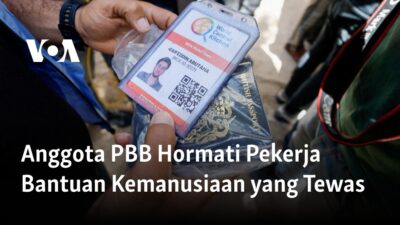 Anggota PBB Menghormati Pekerja Kemanusiaan yang Gugur