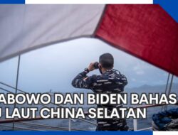 Prabowo dan Biden Membahas Kontroversi Laut China Selatan