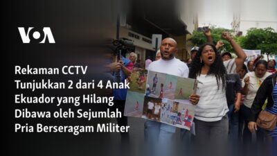 Rekaman CCTV Menunjukkan Penculikan 2 dari 4 Anak Ekuador oleh Orang-orang Berpakaian Militer