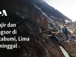 Tragedi Banjir dan Longsor Sukabumi, 5 Jiwa Melayang