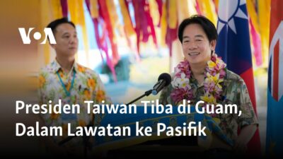 Kedatangan Presiden Taiwan ke Guam dalam Perjalanan ke Pasifik