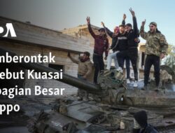 Pengendali Pemberontak Memegang Kendali di Sebagian Besar Aleppo