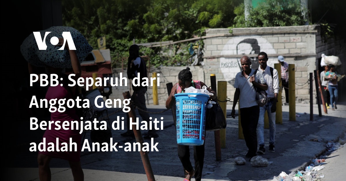 "Generasi Muda dalam Geng Bersenjata di Haiti"