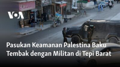 Insiden Penembakan antara Pasukan Keamanan Palestina dan Militan di Tepi Barat