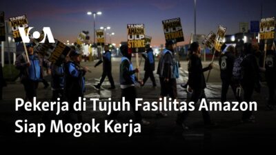 Para Pekerja di Tujuh Fasilitas Amazon Bersiap untuk Aksi Mogok Kerja