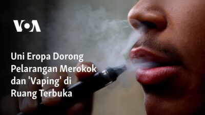 Uni Eropa Mendorong Larangan Merokok dan ‘Vaping’ di Tempat Terbuka