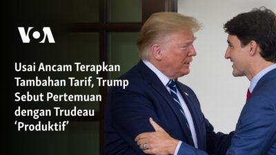 Ancaman Usai Diskusi Tarif, Trudeau dan Trump Sebut Pertemuan Produktif