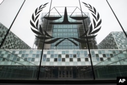 Gedung Mahkamah Pidana Internasional (ICC) terlihat di Den Haag, Belanda, 7 November 2019. (Foto: AP)