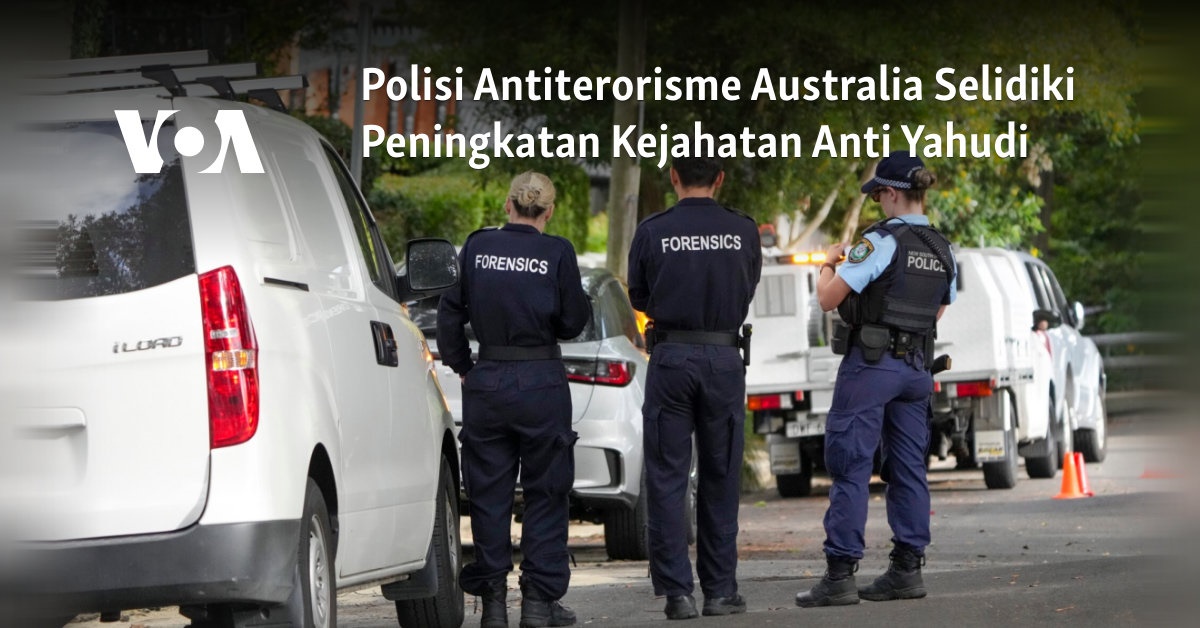 Polisi Australia Menyelidiki Lonjakan Kejahatan Anti-Yahudi