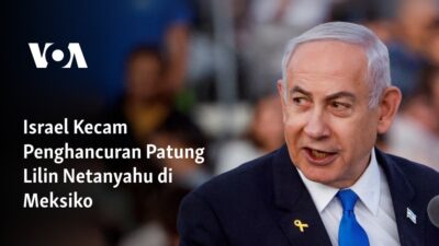 Protes Israel Terhadap Penghancuran Patung Lilin Netanyahu di Meksiko