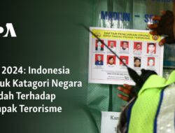 Indonesia Dianggap sebagai Negara Rentan Terhadap Ancaman Terorisme