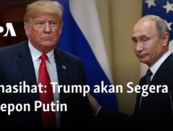 Trump akan Segera Menghubungi Putin