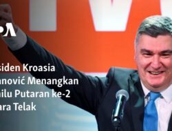 Presiden Kroasia Milanović Raih Kemenangan Besar di Putaran Kedua Pemilu